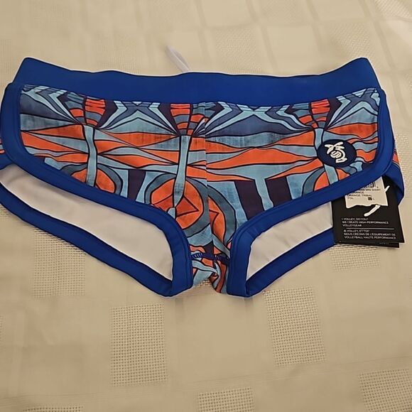 VB Rags Women's Volleyball Shorts Large Blue - Picture 16 of 16